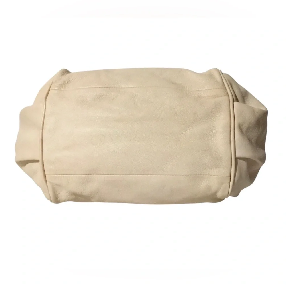 Authentic Chloe Convertible Cream Leather Bag